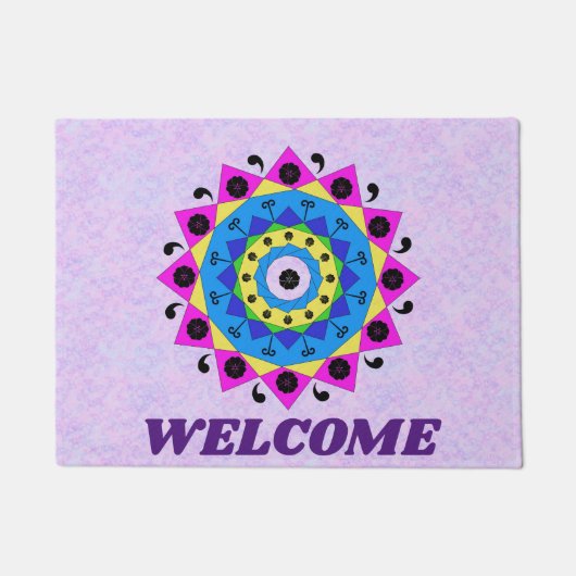 Mandala Deurklep Deurmat (Voorkant)