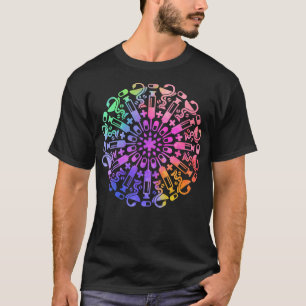 Mandala Dokter Geregistreerde Verpleegkundige Rn L T-shirt