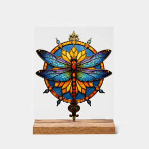 Mandala Dragonfly Lumineux Géométrie Sacrée Spirit