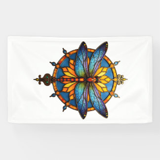 Mandala Dragonfly Luminous Sacred Geometry Spiritu Spandoek