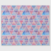 Mandala driehoekspatroon cadeaupapier (Vlak)