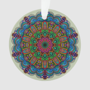Mandala dynamique Floral & Motif géométrique