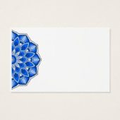 Mandala en bleu (Dos)