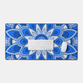 Mandala en bleu (Clavier et souris)