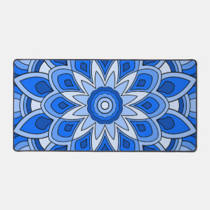Mandala en bleu