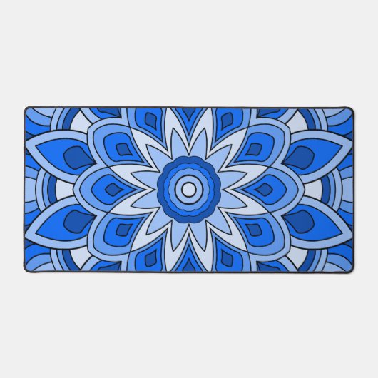 Mandala en bleu (Recto)