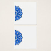Mandala en bleu (Devant & derrière)