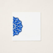 Mandala en bleu (Dos)