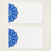 Mandala en bleu (Devant & derrière)