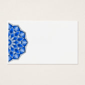 Mandala en bleu (Dos)