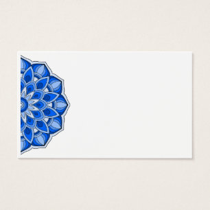 Mandala en bleu