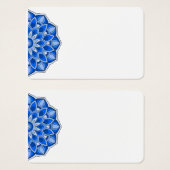 Mandala en bleu (Devant & derrière)