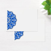 Mandala en bleu Carte de profil (Bureau)
