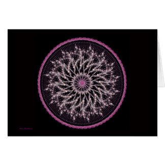 Mandala en cristal de brume