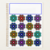 Mandala en différentes couleurs (Devant)