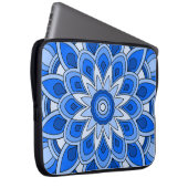 Mandala en sac électronique bleu (Devant droit)
