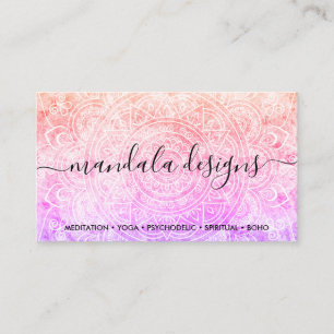 Mandala Essential Oils Spa Bohemian Spiritueel Visitekaartje