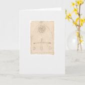 Mandala et la carte de la cathédrale (Fleur jaune)