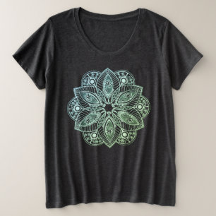 Mandala Exotic Tribal Green Gradient