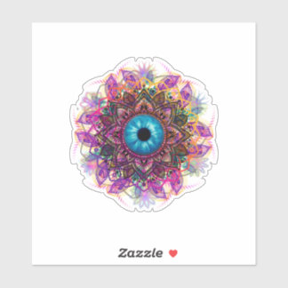 Mandala Eye of the Beholder - Autocollant