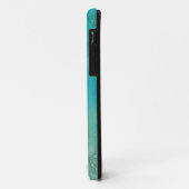 Mandala fancy Manuscript Blauwgroen Turquoise Case-Mate iPhone Case (Achterkant/links)