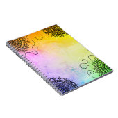 Mandala farbenfroh notitieboek (Rechterzijde)