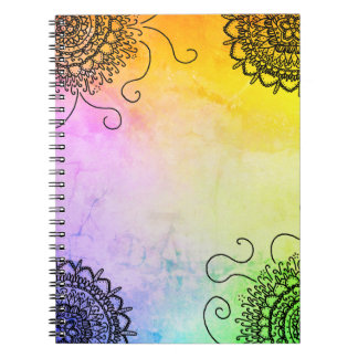 Mandala farbenfroh notitieboek