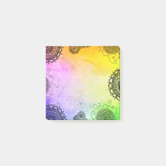 Mandala farbenfroh post-it® notes (Voorkant)