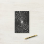 Mandala, fietsdraden 1 post-it® notes (Op bureau)