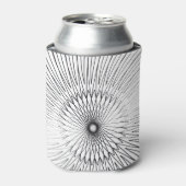 Mandala, fietsdraden 2 blikjeskoeler (Blikje Voorkant)