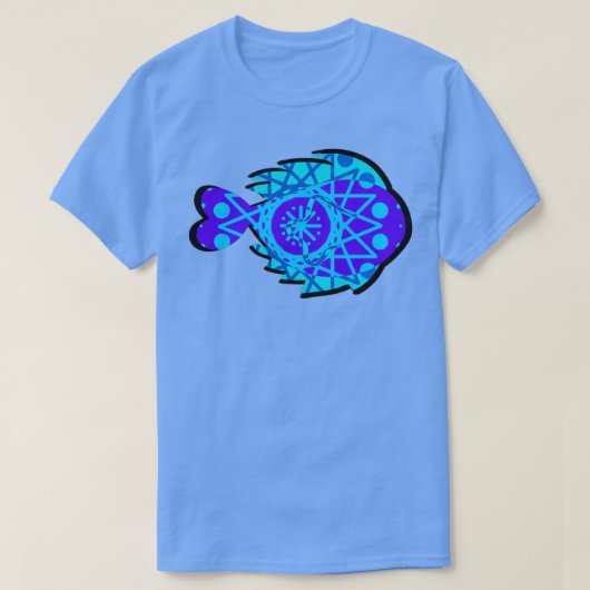 Mandala fish Classic TShirt (Design devant)