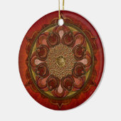 Mandala Flame Ornament (Links)