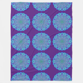mandala fleece deken