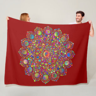 Mandala Fleece Deken