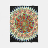Mandala Fleece Deken (Voorkant)