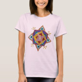 Mandala Floral Pattern Femme T-Shirt de base (Devant)