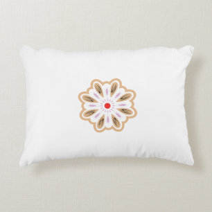 Mandala Flower Art Print Boho Decor Accent Kussen