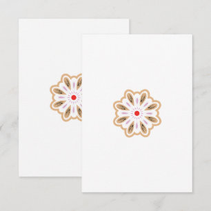 Mandala Flower Art Print   Boho Decor Bedankkaart