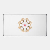 Mandala Flower Art Print | Boho Decor Bureaumat (Voorkant)