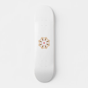 Mandala Flower Art Print Boho Decor Skateboard