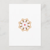 Mandala Flower Art Print | Boho Decor Uitnodiging Briefkaart (Voorkant)