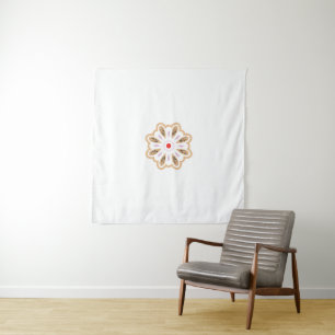 Mandala Flower Art Print Boho Decor Wandkleed