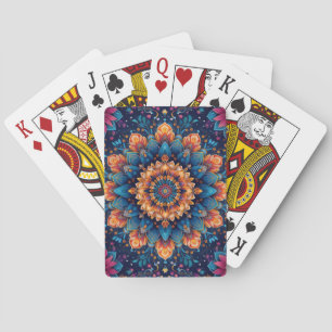 Mandala Flower Digital Art Style-23907 Pokerkaarten