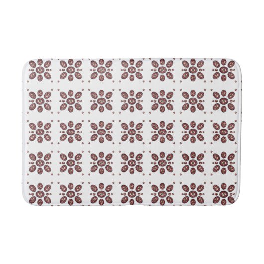 Mandala Flower Pattern Badmat (Voorkant)