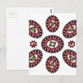 Mandala Flower Pattern Briefkaart (Voorkant / Achterkant)