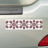 Mandala Flower Pattern Bumpersticker (Op auto)
