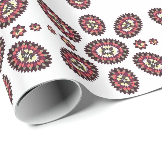 Mandala Flower Pattern Cadeaupapier (Rol Hoek)