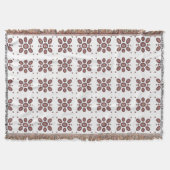 Mandala Flower Pattern Deken (Voorkant)