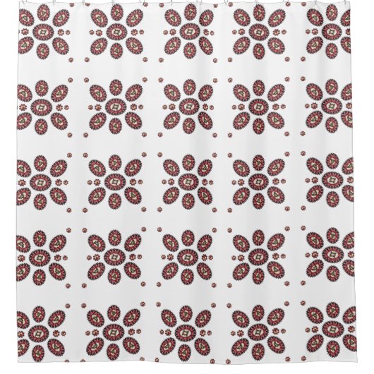 Mandala Flower Pattern Douchegordijn (Voorkant)