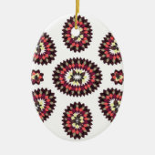 Mandala Flower Pattern Keramisch Ornament (Voorkant)